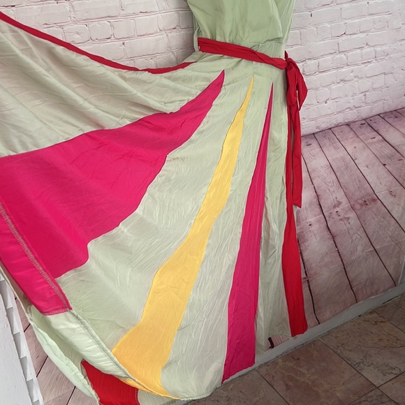 NWOT TEA & CUP fit & flare sleeveless maxi dress size medium - Picture 9 of 14